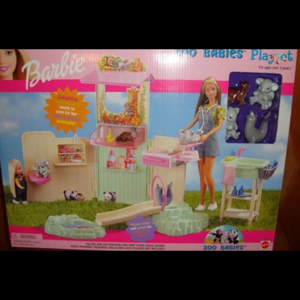 🔥Barbie Zoo babies play set Mattel🔥